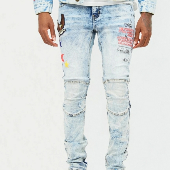 🆕️eagle emblem Denim Jean's 30w - Picture 3 of 11
